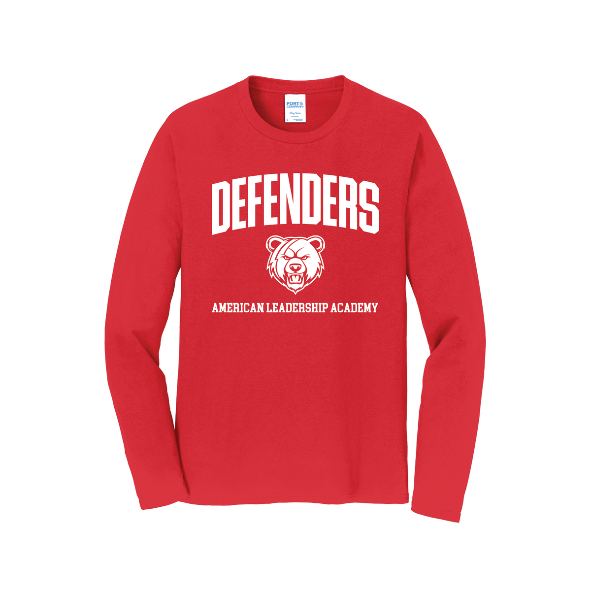 Adult ALA Defenders Essential Mascot Long Sleeve Tee