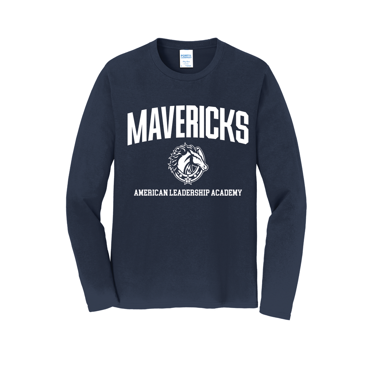 Adult ALA Mavericks Essential Mascot Long Sleeve Tee