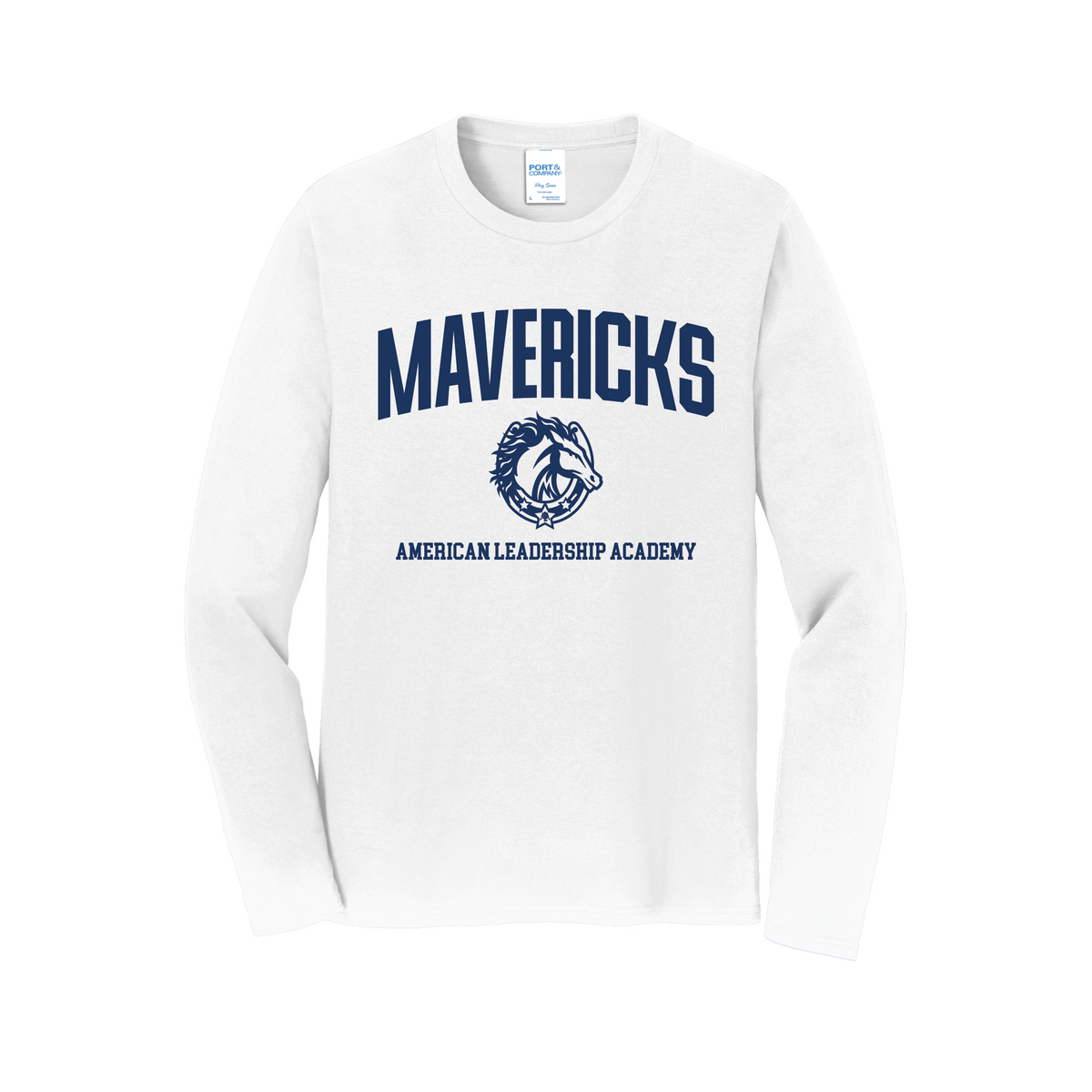Adult ALA Mavericks Essential Mascot Long Sleeve Tee