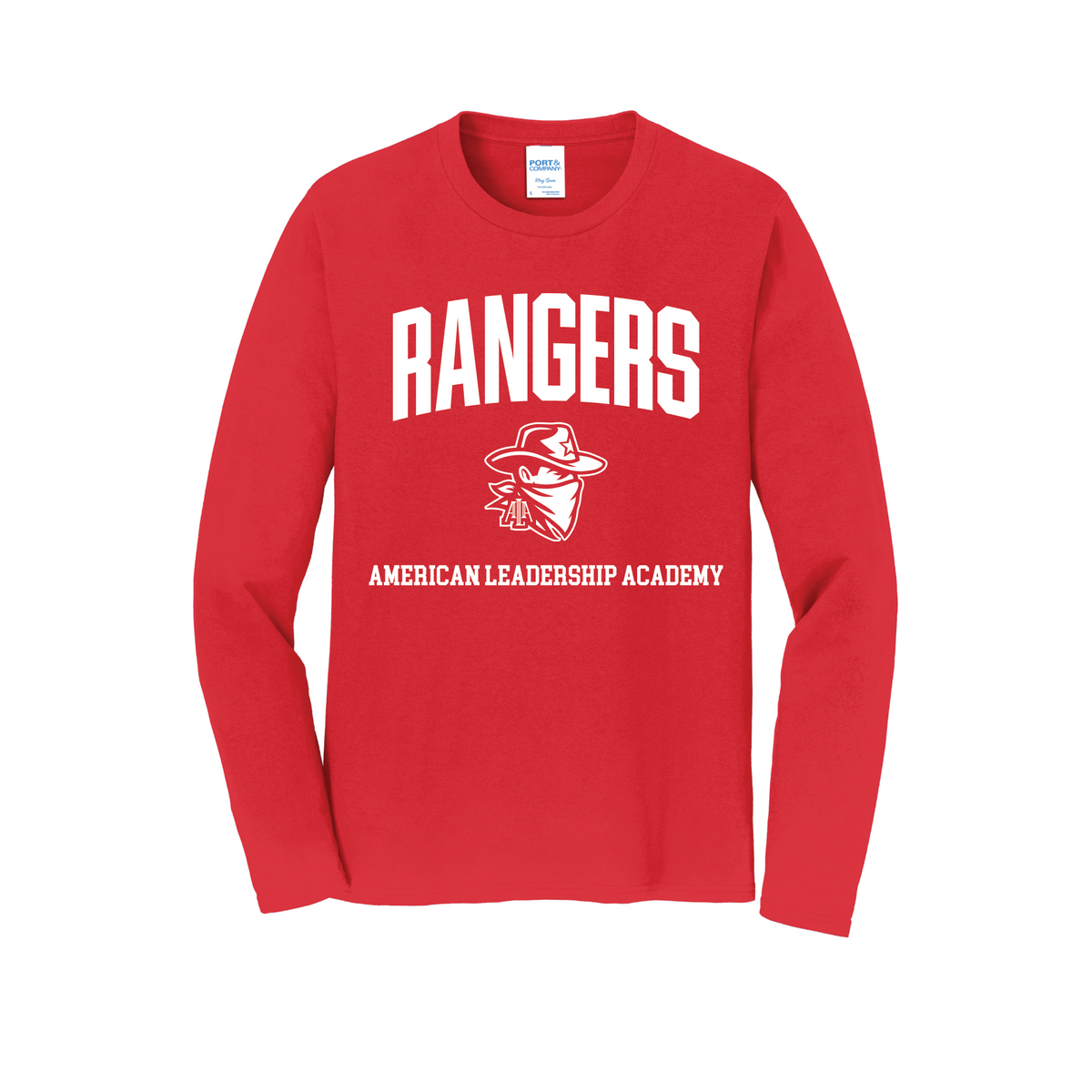 Adult ALA Rangers Essential Mascot Long Sleeve Tee