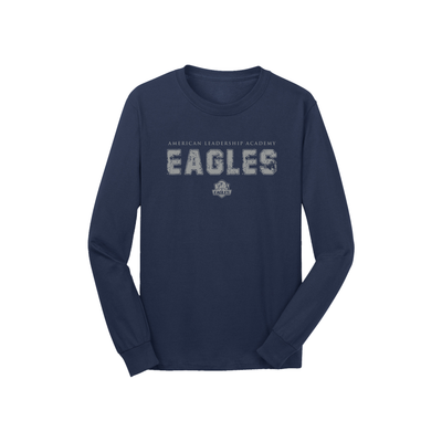 Adult ALA Eagles Rustic Collegiate Long Sleeve Tee