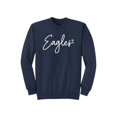 Adult BCS Script Crewneck Sweatshirt