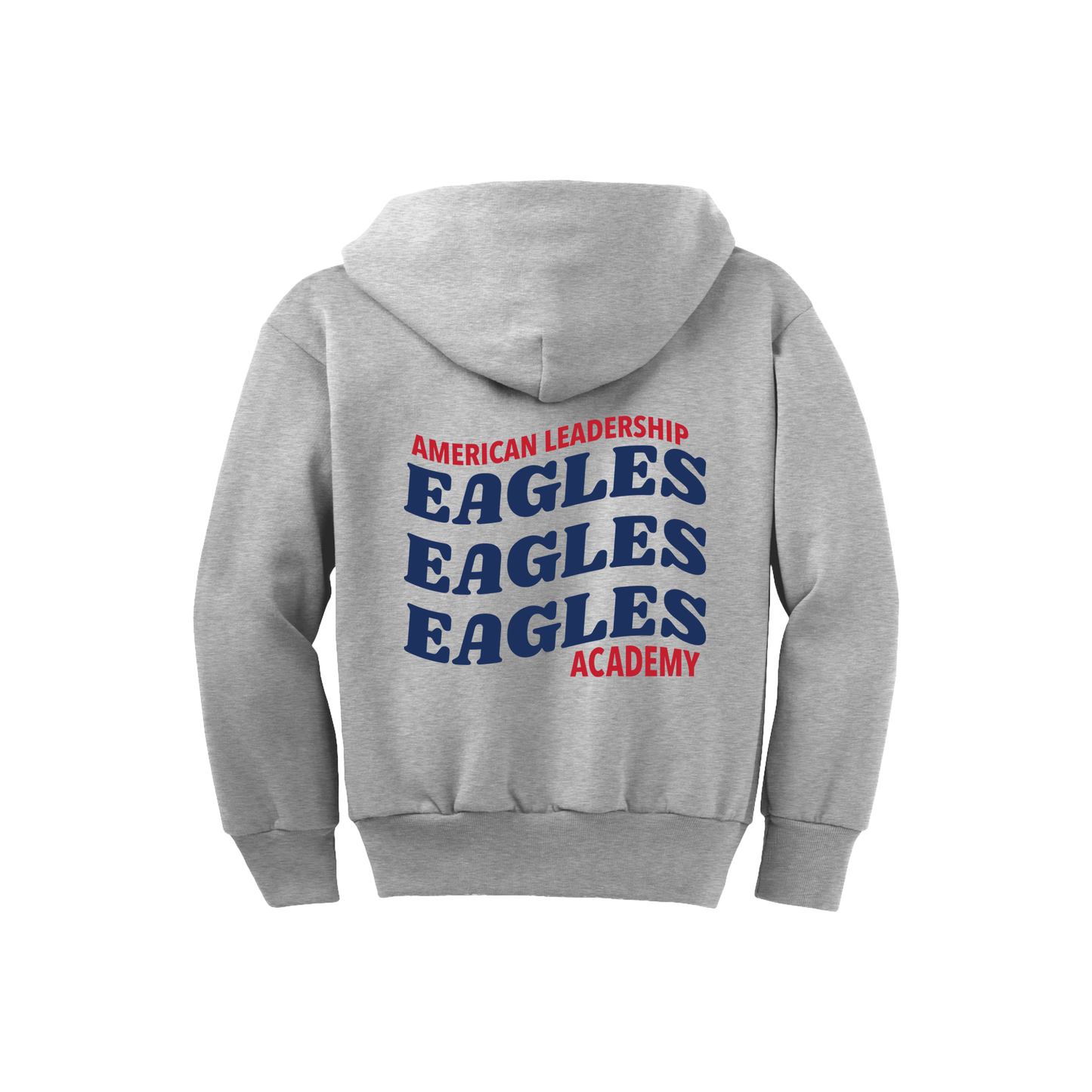 Youth Eagles Wavy Full Zip Hoodie