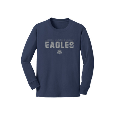 Youth ALA Eagles Rustic Collegiate Long Sleeve Tee