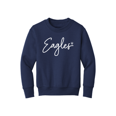 Youth BCS Script Crewneck Sweatshirt